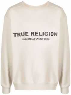 True Religion logo-print sweatshirt