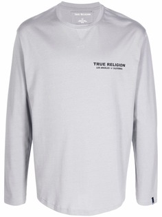 True Religion logo-print jumper