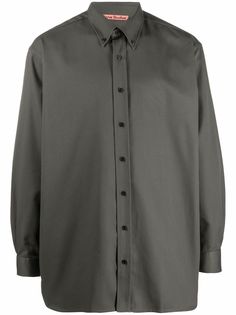 Acne Studios cotton-blend long-sleeve shirt