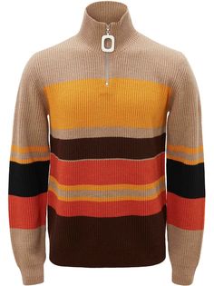 JW Anderson шерстяной джемпер в полоску