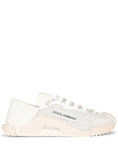 Dolce & Gabbana кроссовки NS1 с кружевными вставками