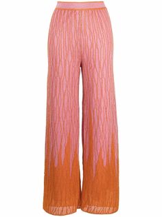 M Missoni расклешенные брюки