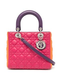 Christian Dior сумка Lady Dior pre-owned с ручками и ремешком