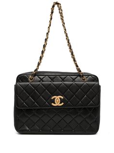 Chanel Pre-Owned стеганая сумка на плечо 1995-го года