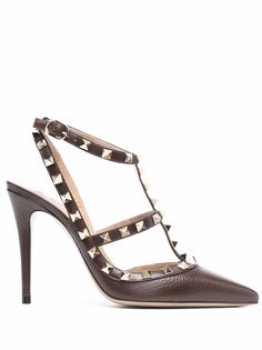 Valentino Garavani босоножки Rockstud 100