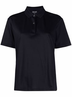 Giorgio Armani рубашка поло с вышитым логотипом