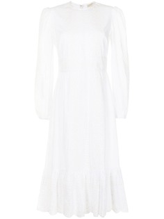 Michael Michael Kors платье миди с английской вышивкой