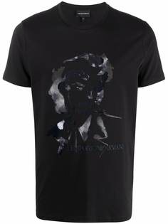 Emporio Armani футболка с графичным принтом