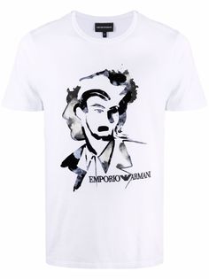 Emporio Armani футболка с графичным принтом