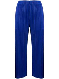 Pleats Please Issey Miyake плиссированные брюки прямого кроя