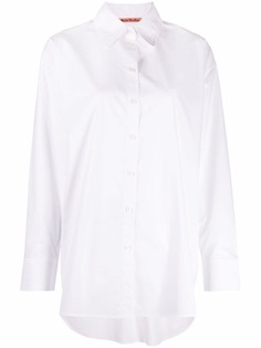 Acne Studios curved-hem cotton shirt