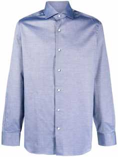 Barba long sleeved cotton shirt