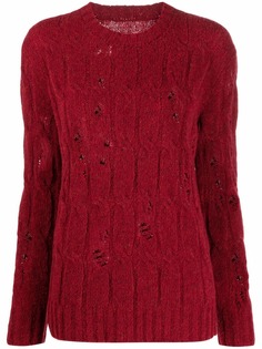 Uma Wang distressed-finish sweater
