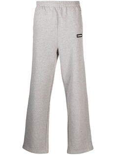 VETEMENTS logo-plaque track pants