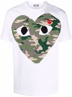 Comme Des Garçons Play футболка с принтом