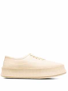Jil Sander кеды на рифленой подошве