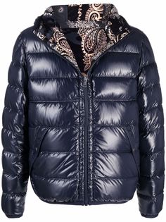 Moncler двусторонний пуховик Freville