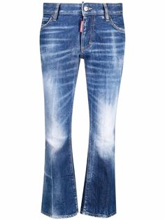 Dsquared2 укороченные джинсы bootcut