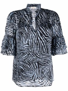 Michael Michael Kors блузка с зебровым принтом