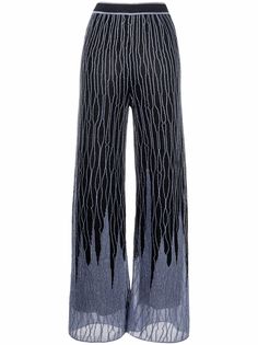 M Missoni расклешенные брюки