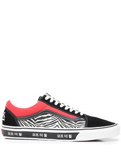 Vans кеды Old Skool Korean Typography на шнуровке