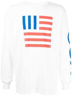 The North Face футболка с принтом USA и длинными рукавами