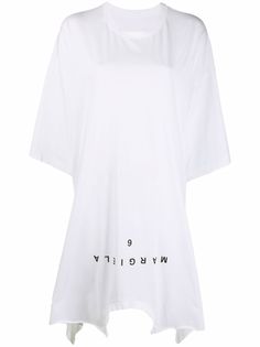 MM6 Maison Margiela платье с логотипом