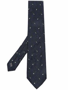 Corneliani шелковый галстук с узором пейсли