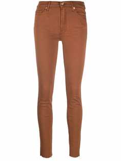 7 For All Mankind джинсы скинни с завышенной талией