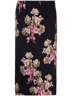Blumarine юбка миди с разрезом