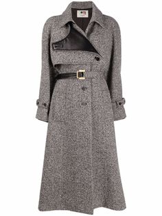 Ports 1961 твидовое пальто асимметричного кроя