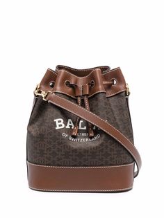 Bally сумка-ведро с логотипом