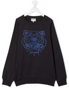 Kenzo Kids толстовка с вышивкой