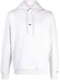 Tommy Jeans худи с вышивкой и отделкой в рубчик