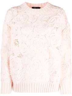 Blumarine джемпер с вышивкой