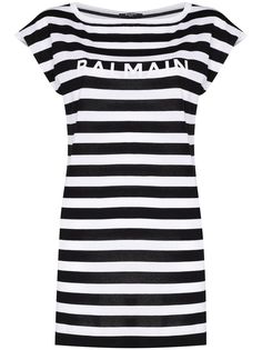 Balmain футболка с длинными рукавами и логотипом