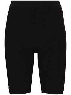 Saint Laurent трикотажные шорты в рубчик