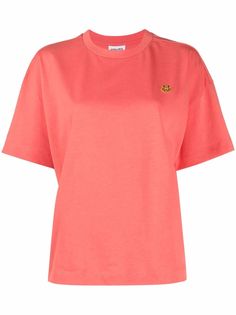 Kenzo футболка с нашивкой-логотипом