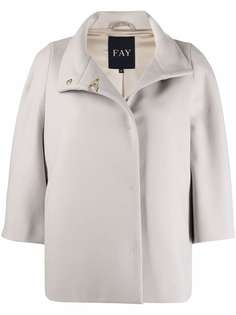 Fay куртка с воротником-воронкой