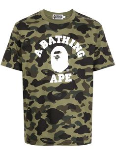 A BATHING APE® футболка с камуфляжным принтом