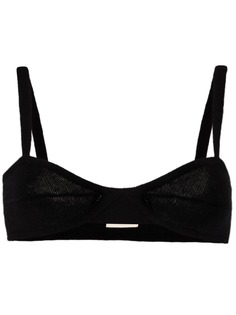 Khaite Eda knitted cashmere bralette
