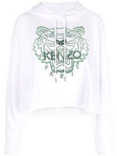 Kenzo Tiger-embroidered cotton hoodie