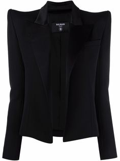 Balmain жакет Spencer с широкими плечами