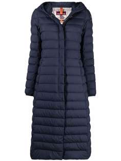 Parajumpers hooded logo-sleeve down coat