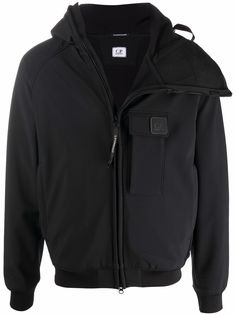 C.P. Company logo-patch Shell-R hooded jacket