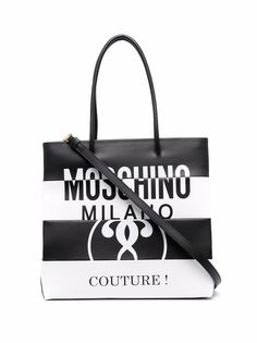 Moschino сумка-тоут с логотипом