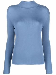 Alberta Ferretti roll-neck wool jumper