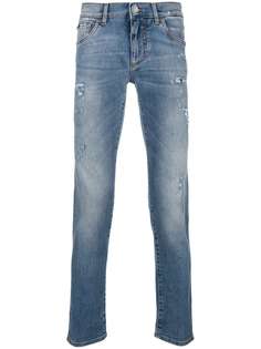 Dolce & Gabbana джинсы с прорванными деталями