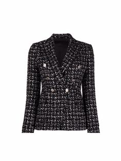 Tagliatore Alicya knitted double-breasted blazer