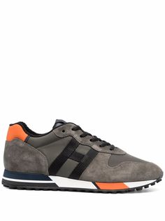 Hogan H383 low-top suede sneakers